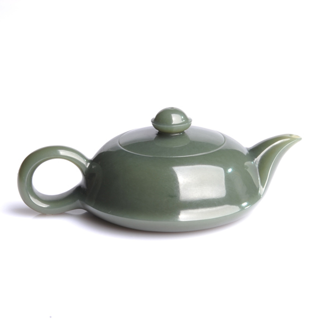 217 小碟形 和田玉籽料青玉  RMB400,000