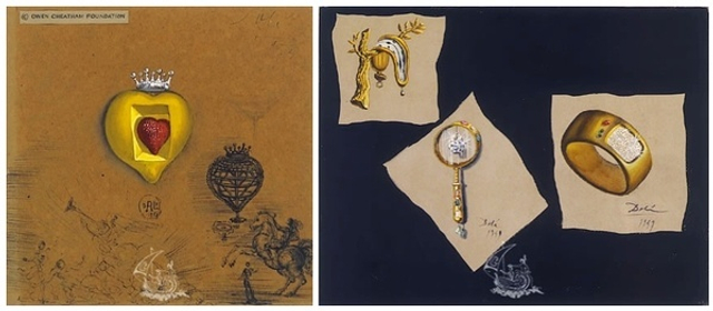 达利设计的超现实主义珠宝