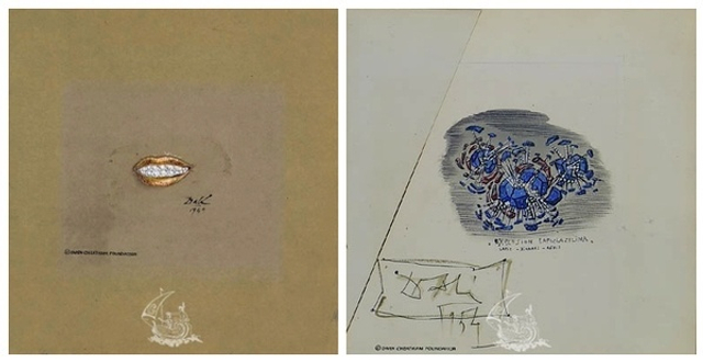 达利设计的超现实主义珠宝