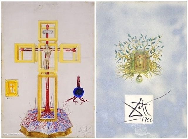 达利设计的超现实主义珠宝