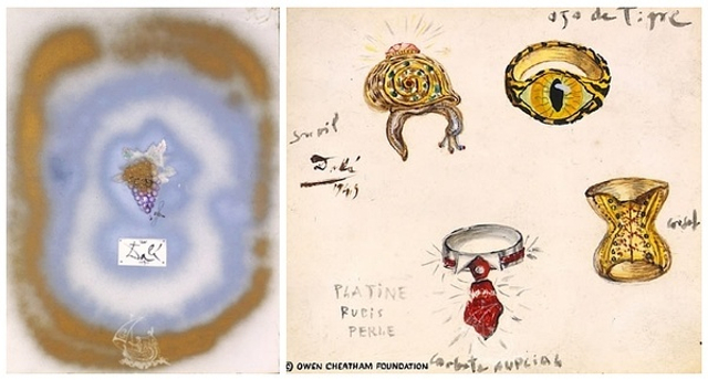 达利设计的超现实主义珠宝