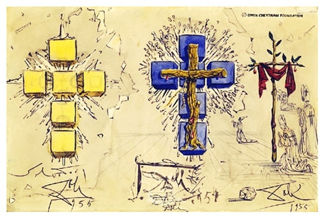 达利设计的超现实主义珠宝