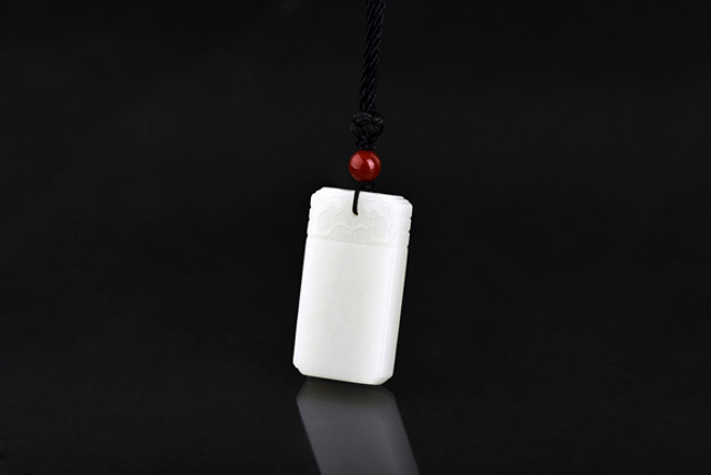 5003 白玉平安无事牌