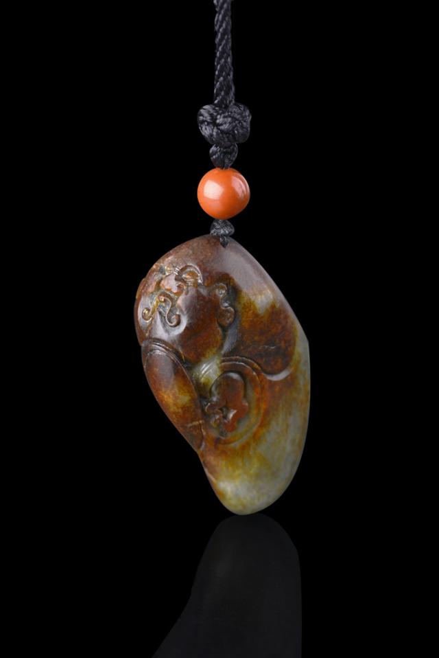 5033 籽料达摩把件