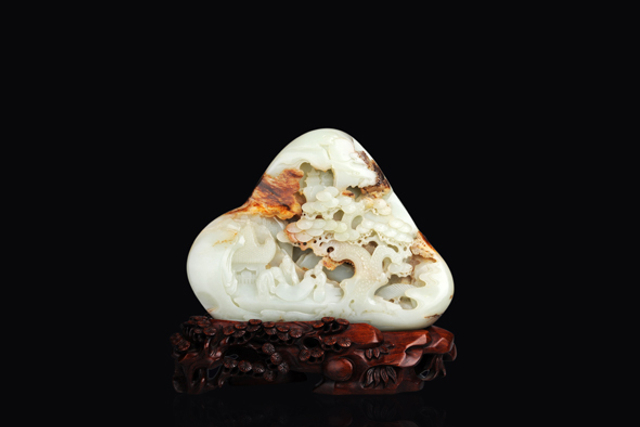 5078 籽料福禄寿摆件