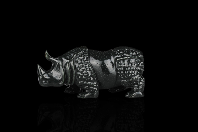 5083 青玉犀牛摆件