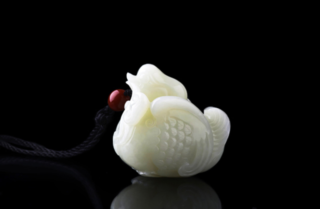 5086 和田玉鹅如意