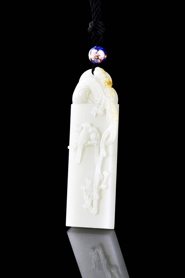 5090 籽料喜上眉梢玉牌