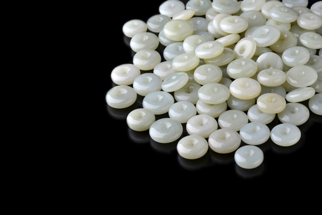 5113 白玉平安扣（100个）