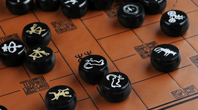 5118 墨玉籽料象棋