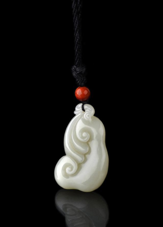 5144 籽料玉如意挂件