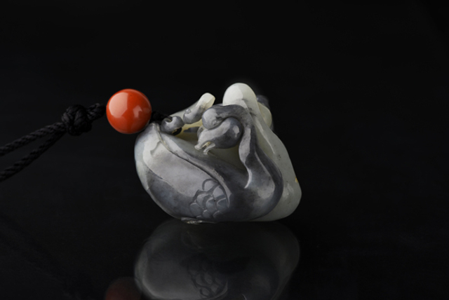 5200 青花籽料我如意