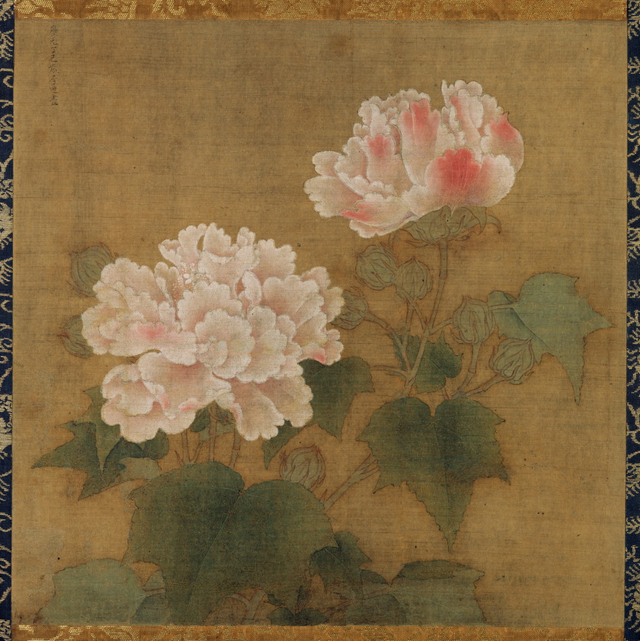 李迪  红白芙蓉  东京国立博物馆  国宝