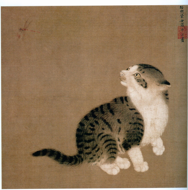 李迪  蜻蜓花狸  大阪市立美术馆