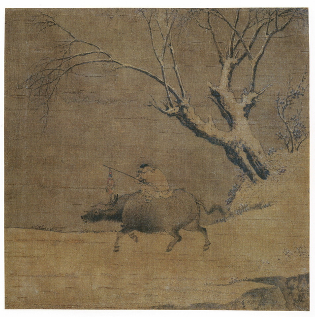 李迪  雪中归牧图  大和文华馆  国宝