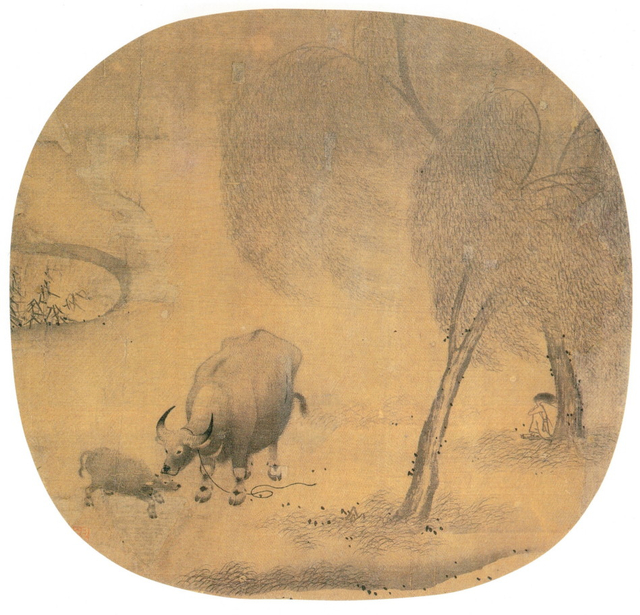 南宋  牧牛图  大阪市立美术馆