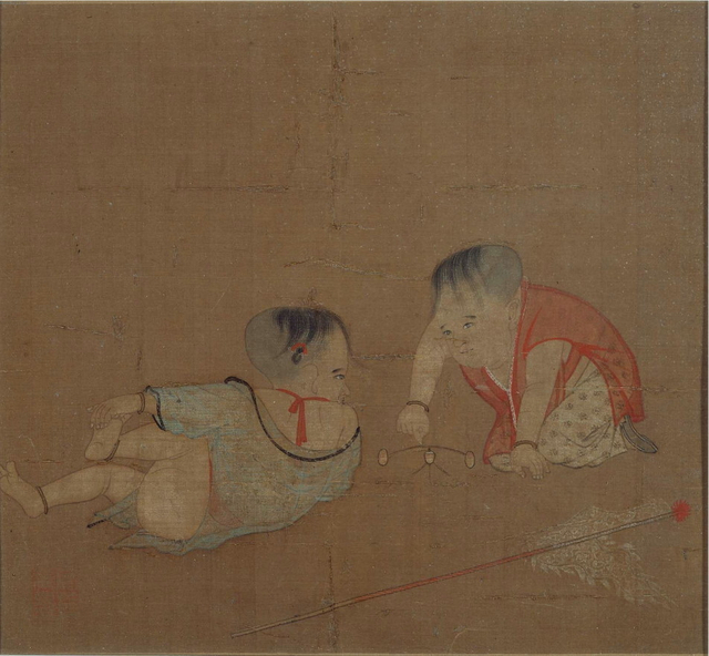 苏汉臣  婴戏图  波士顿美术馆