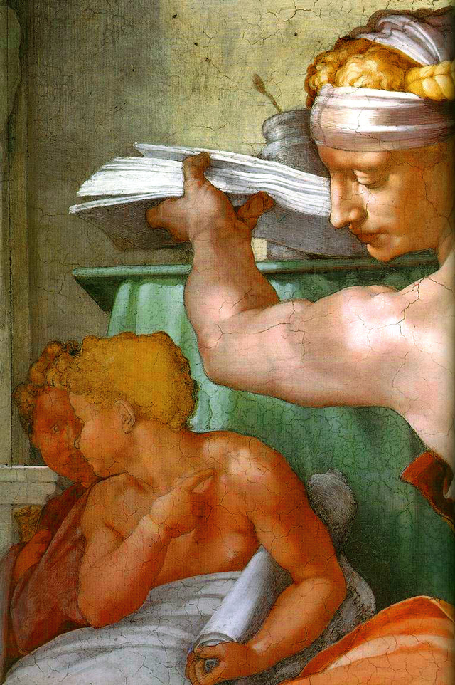 09_7si5a The Libyan Sibyl (detail)-0