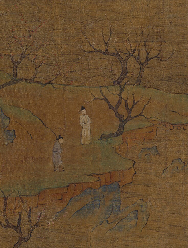 隋 展子虔 游春图卷