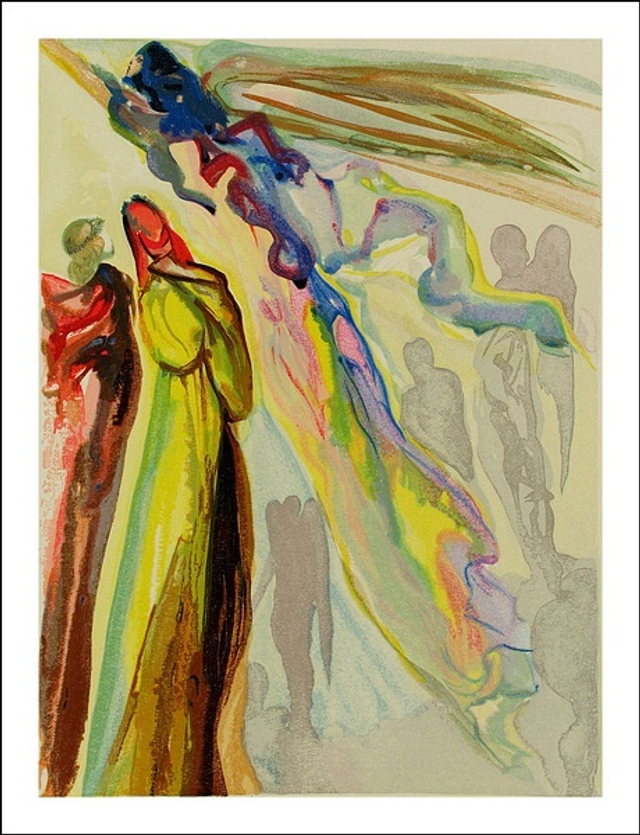 达利的水彩作品《神曲》