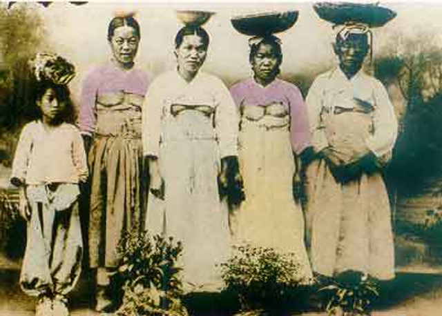 古代朝鲜女子服饰