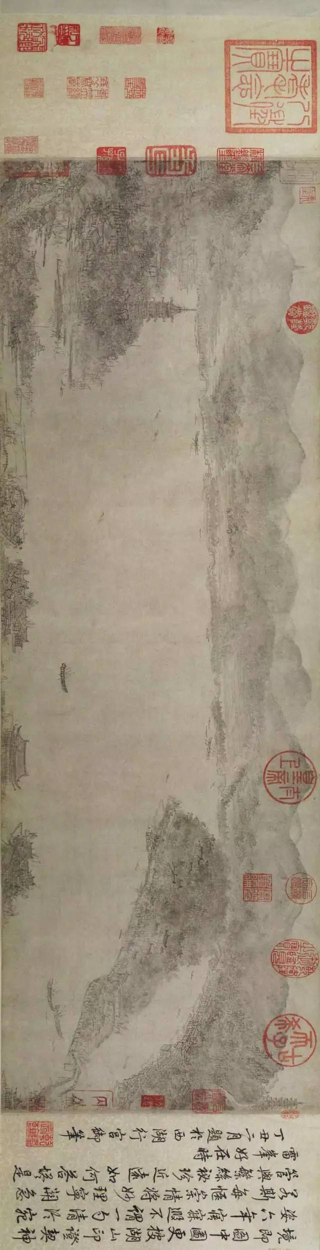 《西湖图卷》 宋 李嵩