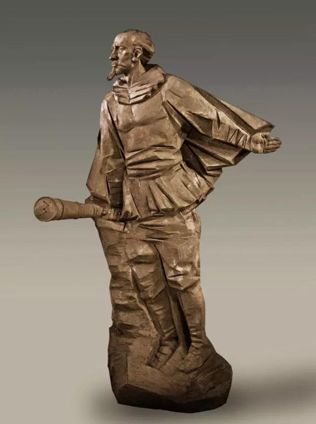 艺术家刘松雕塑作品