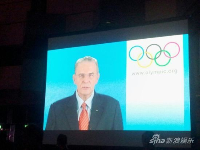 国际奥委会主席罗格视频祝福