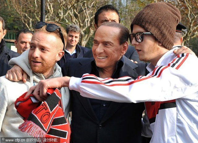 贝卢斯科尼重新访问米兰