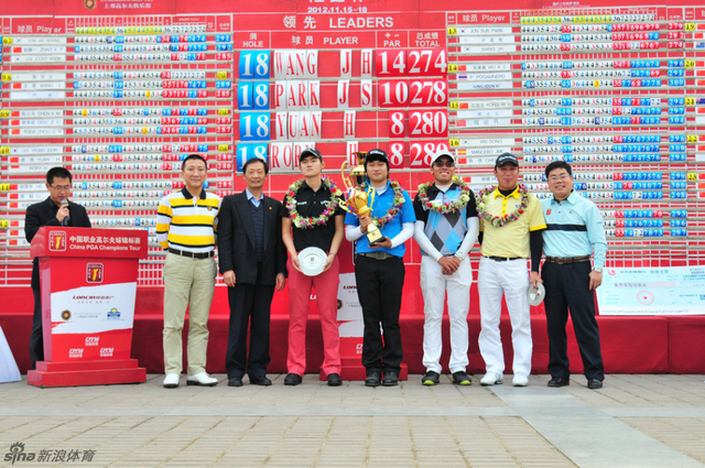 获奖球员与领导嘉宾合影