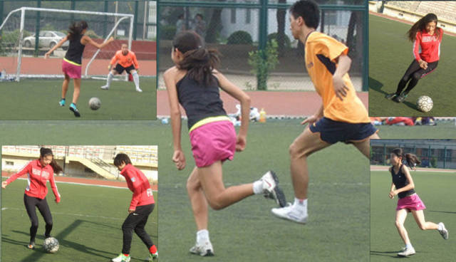 天津足球美少女宋菲