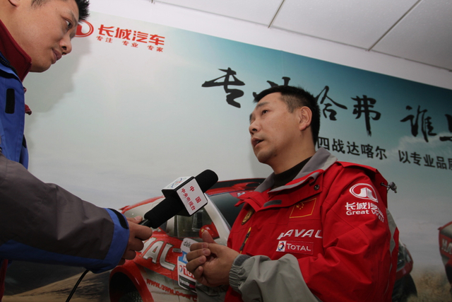 长城汽车副总裁董明接受采访