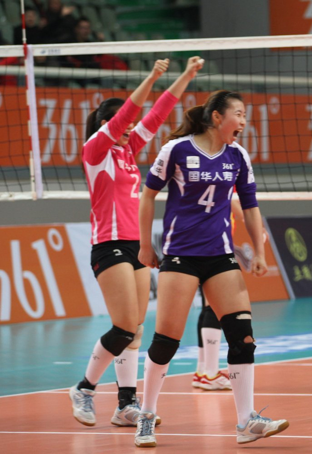 上海队顾欣蔚怒吼庆祝