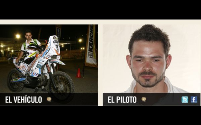 法国摩托车手布尔金资料图