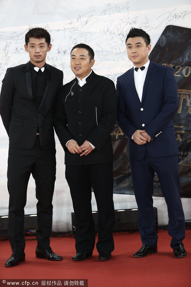 刘国梁携弟子张继科王皓登场