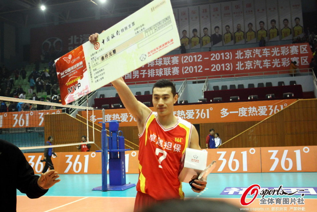 仲为君荣膺比赛MVP