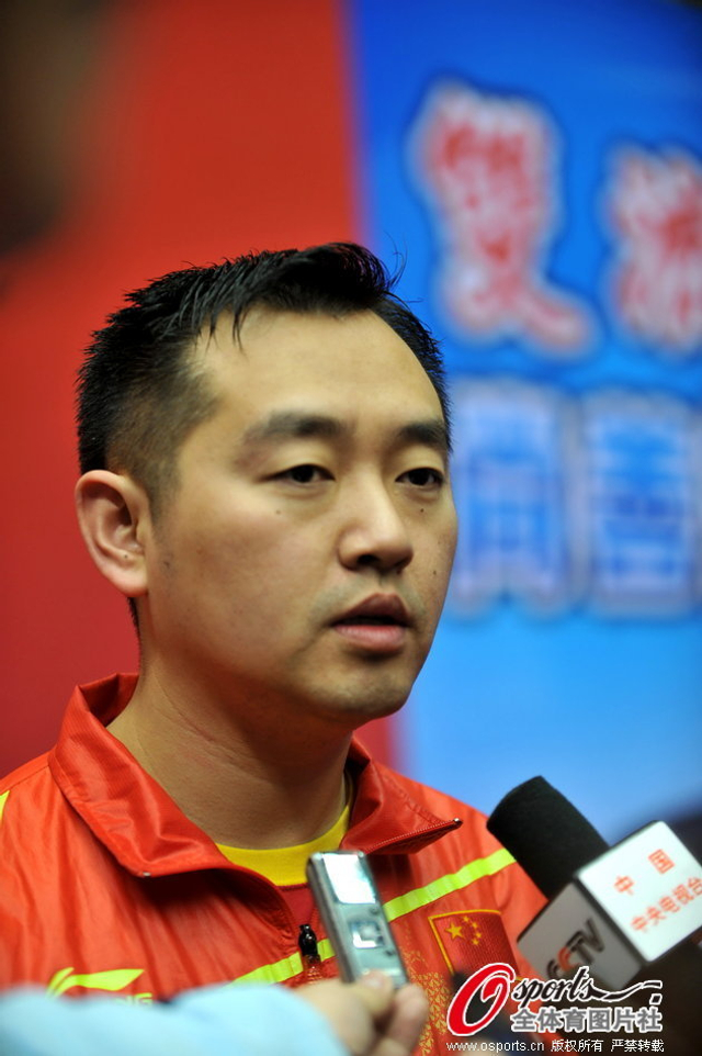 孔令辉接受采访