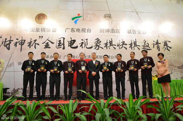 象棋大师接受小金碗