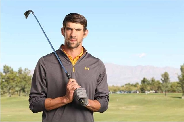 菲尔普斯潜心学高球