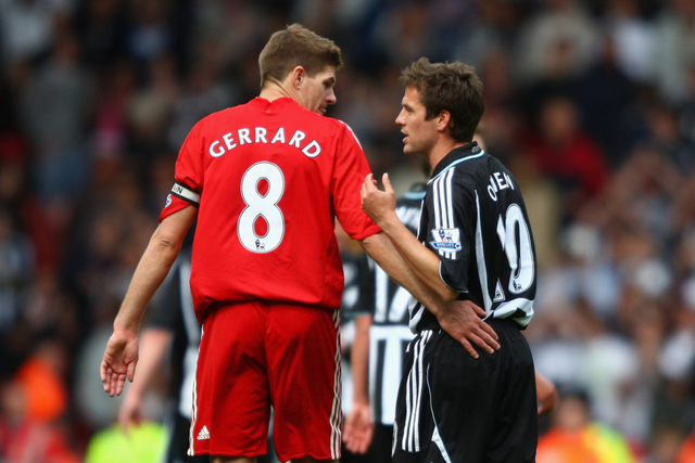 在纽卡与杰拉德成为对手