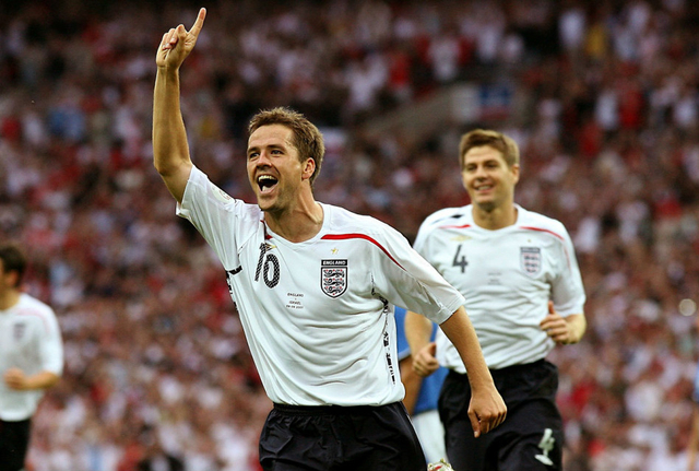 与杰拉德在国家队并肩作战