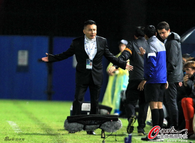 宫磊对于球队失球显得很无奈