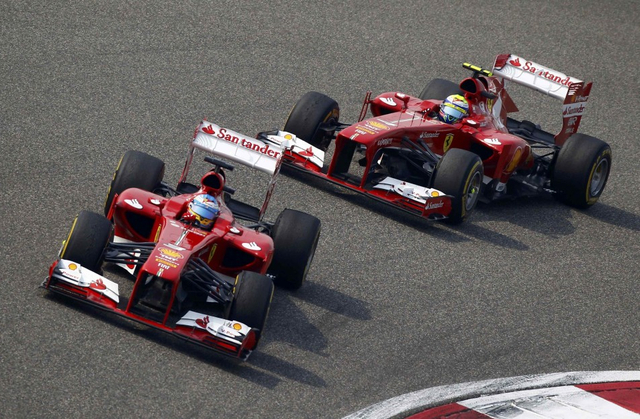 法拉利车队阿隆索与马萨