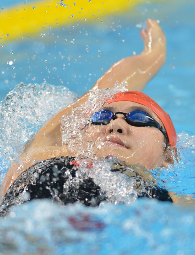 叶诗文400米混合泳折桂