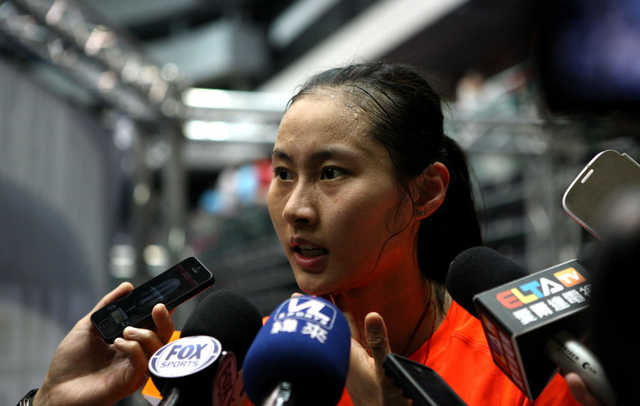 王仪涵大汗淋漓