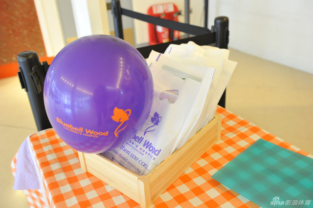 慈善活动紫色气球