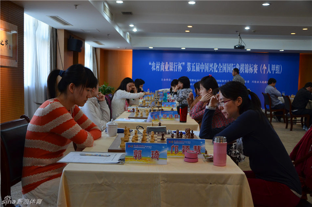 女子组比赛现场