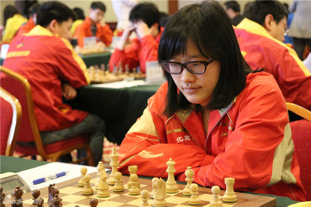 北京队主力棋手赵雪