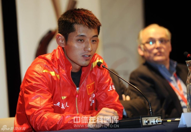 张继科回答记者提问