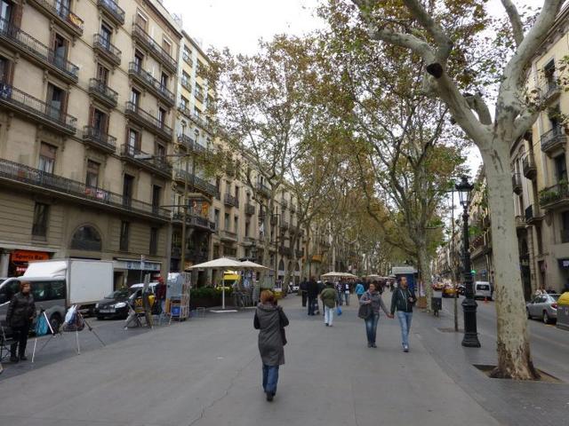 游巴塞罗那兰布卡大街